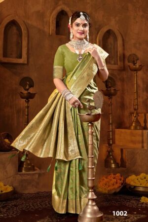 Saroj Tejasvi silk vol.2 series 1001 to 1004 50*600 Silk saree in wholesale surat Rehmat Boutique