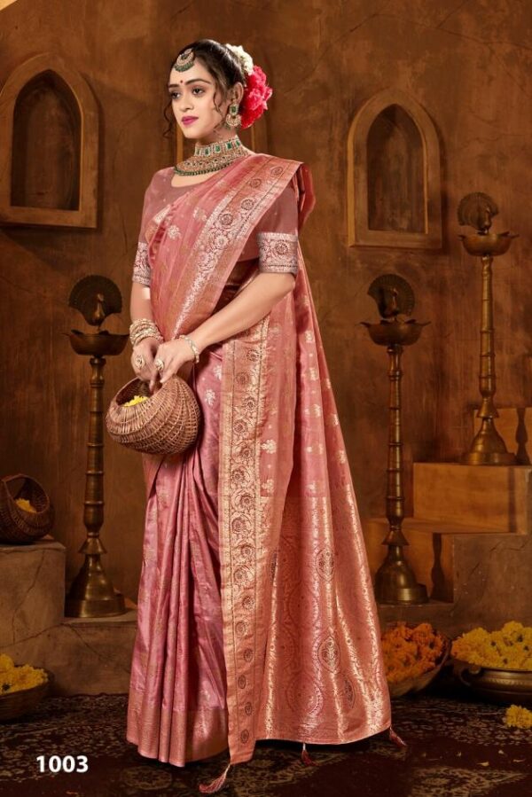 Saroj Tejasvi silk vol.2 series 1001 to 1004 50*600 Silk saree in wholesale surat Rehmat Boutique