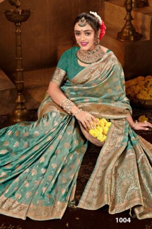 Saroj Tejasvi silk vol.2 series 1001 to 1004 50*600 Silk saree in wholesale surat Rehmat Boutique