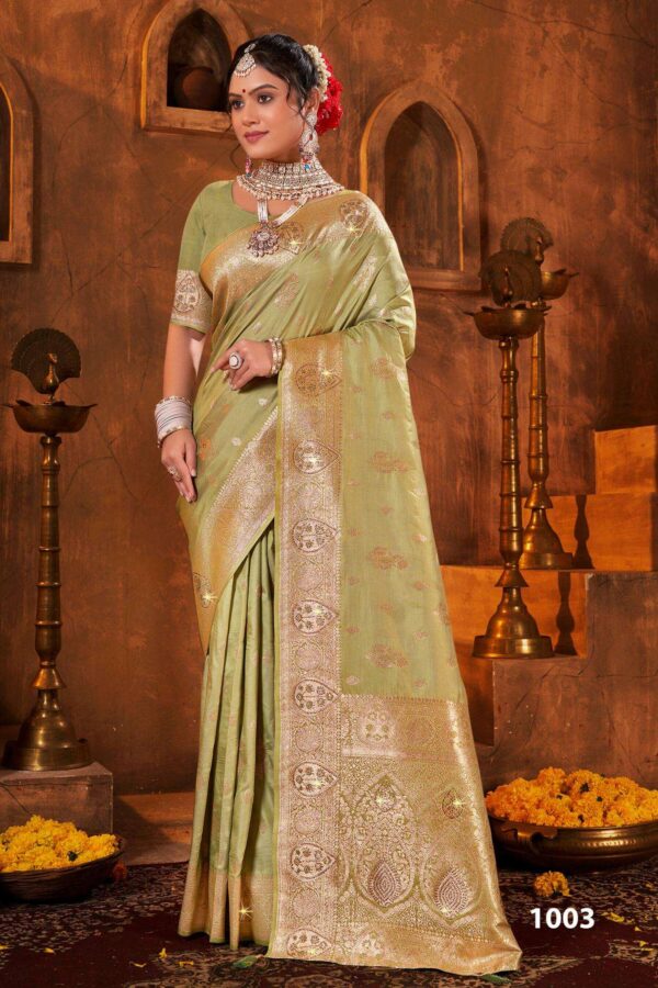 Saroj Tejasvi silk vol.3 series 1001 to 1004 50*600 Silk saree in wholesale surat Rehmat Boutique