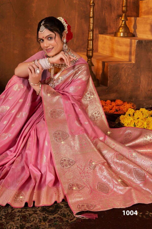 Saroj Tejasvi silk vol.3 series 1001 to 1004 50*600 Silk saree in wholesale surat Rehmat Boutique