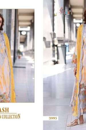 Shree Fabs Zarqash Embroidered Lawn Collection series 3991-3996 Pure Cotton Lawn suit Rehmat Boutique