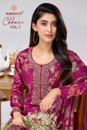 suryajyoti chhavi vol 1 series 6001-6006 ghadwal wholesale suit Rehmat Boutique