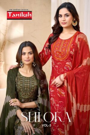 taniksh shloka vol 3 series 3001-3008 capsule readymade suit Rehmat Boutique