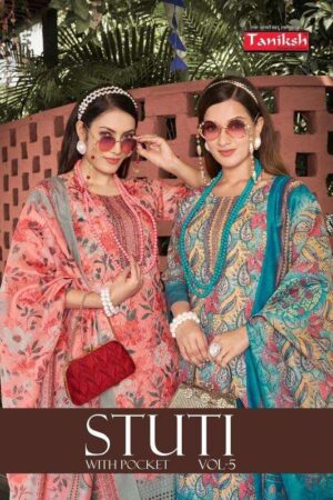 Home Rehmat Boutique Buy Ethnic Suits Online for Weddings Taniksh stuti vol 5 series 4001-4008 sequence wholesale suit Rehmat Boutique