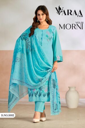 varra fab morni vol 2 series 1001 to 1005 cotton pretty suit in wholesale surat Rehmat Boutique