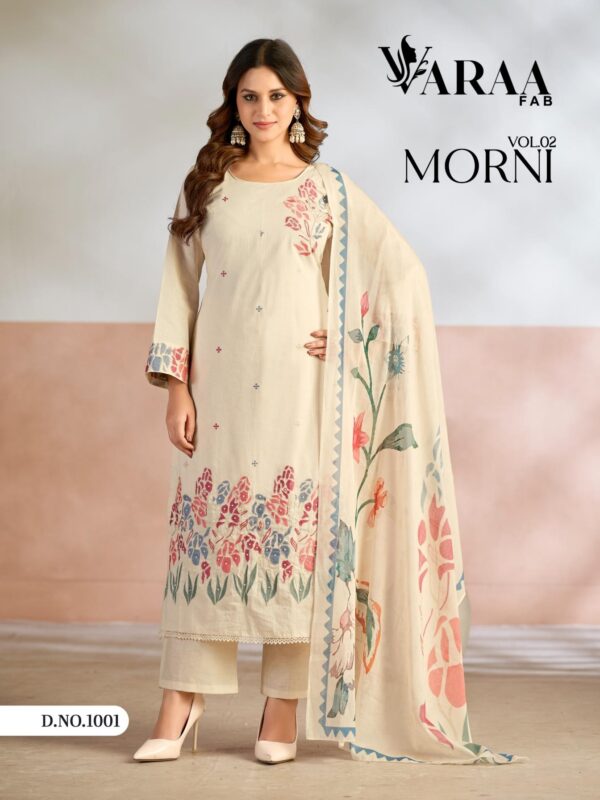 varra fab morni vol 2 series 1001 to 1005 cotton pretty suit in wholesale surat Rehmat Boutique