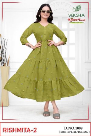 Home Rehmat Boutique Buy Ethnic Suits Online for Weddings veksha krishna trend rishmita vol 2 series 1001 to 1008 mul chanderi full stitch combo long kurti in wholesale surat Rehmat Boutique
