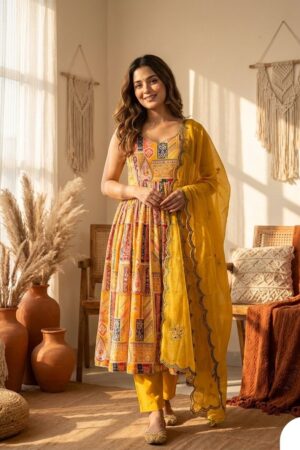 yellow lemon modal satin chasing your dreams in the cutest Dresses Rehmat Boutique
