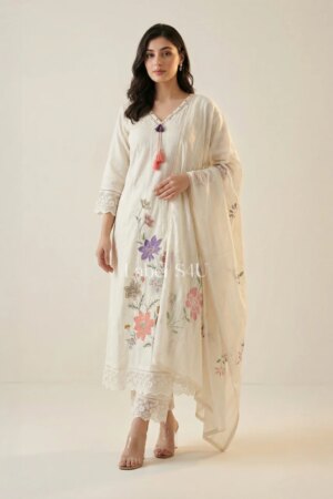 Shivali S4u Threads of Summer Bloom Suit Set New Arrival 2025