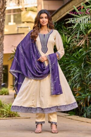 aanchi aarohi rangoli crush readymade anarkali wholesale suit Rehmat Boutique
