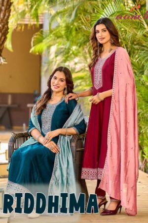 aanchi riddhima vichitra silk wholesale readymade suit Rehmat Boutique