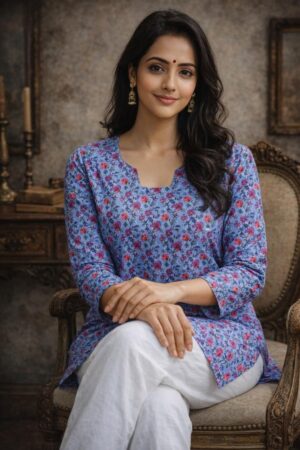 Home Rehmat Boutique Buy Ethnic Suits Online for Weddings aawiya rj 15 muslin readymade fancy short kurti Rehmat Boutique