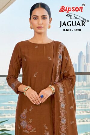 bipson jaguar 3720 roman silk with discharge print wholesale suit in surat Rehmat Boutique