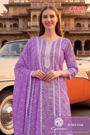 bipson prints mg cyberster 3768 cambric cotton wholesale suit in surat