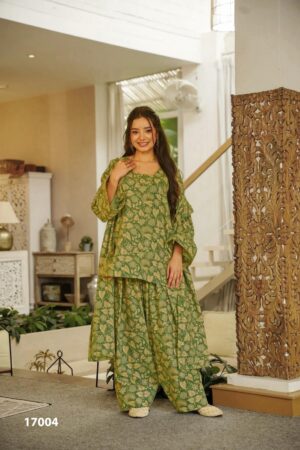 Home Rehmat Boutique Buy Ethnic Suits Online for Weddings clora vol 17 series 17001-17007 cambric cotton sharara readymade suit in surat Rehmat Boutique