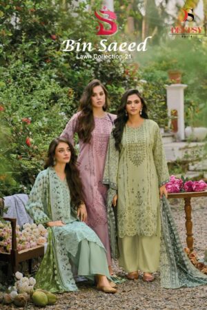 deepsy suits bin saeed lawn collection vol 21 series 2101-2106 Pure cotton wholesale suit deepsy suits bin saeed lawn collection vol 21 series 2101-2106 Pure cotton wholesale suit