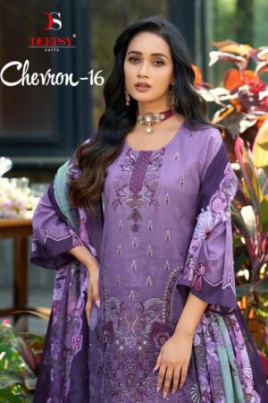 deepsy suits chevron vol 16 series 1601-1606 cotton wholesale suit