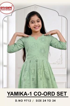 dt devi yamika vol 1 series 9712 vetican mill print kurti with bottom