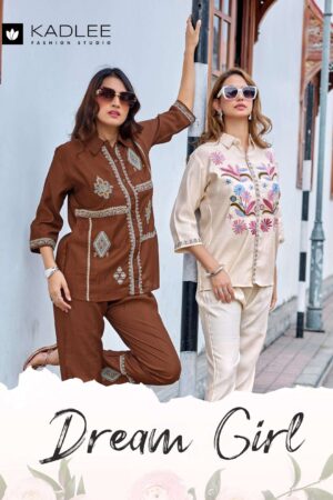 kadlee dream girl series 2001-2005 viscose weaving readymade co ord set