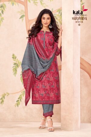 Kala Nakshatra Vol-5 series 9101-9112 Pure Premium Cotton wholesale suit Kala Nakshatra Vol-5 series 9101-9112 Pure Premium Cotton wholesale suit