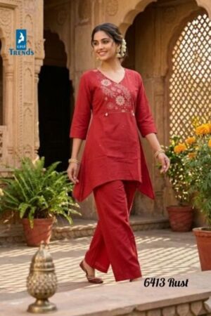 kaya 6413 pretty look readymade cotton combo co-ord sets