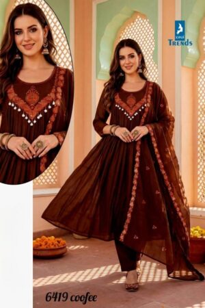 Home Rehmat Boutique Buy Ethnic Suits Online for Weddings kaya 6419 mul chanderi wholesale readymade suit Rehmat Boutique