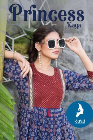 kaya princess series 01-06 cotton wholesale kurti in surat Rehmat Boutique