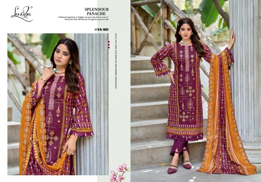 levisha bin saeed vol 4 series 1001-1006 cambric lawn cotton wholesale suit Rehmat Boutique levisha bin saeed vol 4 series 1001-1006 cambric lawn cotton wholesale suit levisha bin saeed vol 4 series 1001-1006 cambric lawn cotton wholesale suit Rehmat Boutique