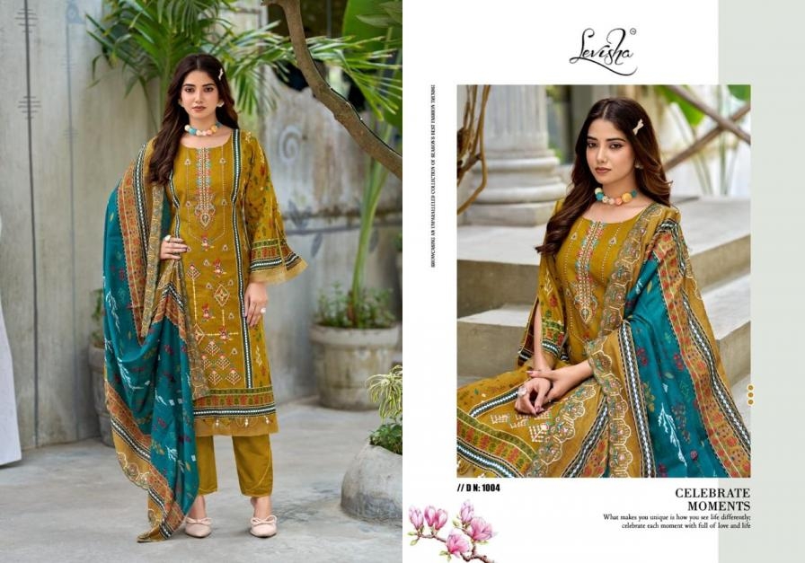 levisha bin saeed vol 4 series 1001-1006 cambric lawn cotton wholesale suit Rehmat Boutique levisha bin saeed vol 4 series 1001-1006 cambric lawn cotton wholesale suit levisha bin saeed vol 4 series 1001-1006 cambric lawn cotton wholesale suit Rehmat Boutique