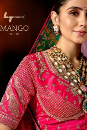 lt fashion mango vol 5 series 501-504 fancy embroidered wholesale saree lt fashion mango vol 5 series 501-504 fancy embroidered wholesale saree