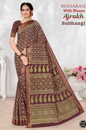 Maharani Bandhej Pure Cotton wholesale saree Rehmat Boutique