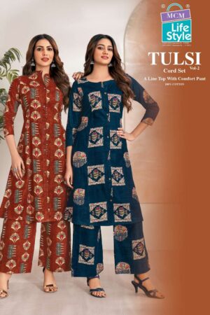 MCM Tulsi Vol-2 series 207-216 Cotton wholesale co-ord sets MCM Tulsi Vol-2 series 207-216 Cotton wholesale co-ord sets