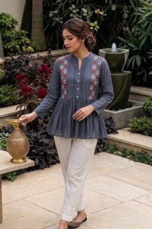 modern fully stitch cotton beautiful western short tops modern fully stitch cotton beautiful western short tops