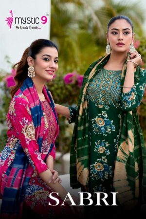 mystic9 sabri vol 14 series 14001-14008 rayon foil print readymade suit mystic9 sabri vol 14 series 14001-14008 rayon foil print readymade suit