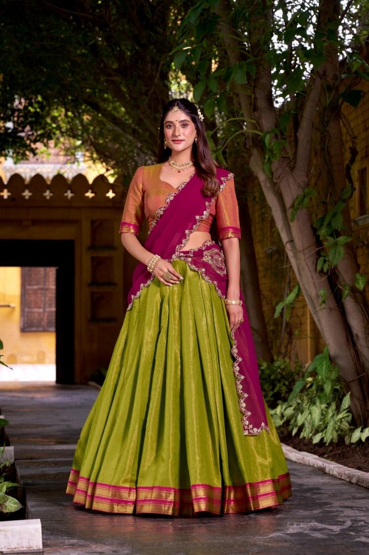 pr clothing lnb2009 mahika kanchipuram stitch lehenga unstitch choli in wholesale surat Rehmat Boutique pr clothing lnb2009 mahika kanchipuram stitch lehenga unstitch choli in wholesale surat Rehmat Boutique