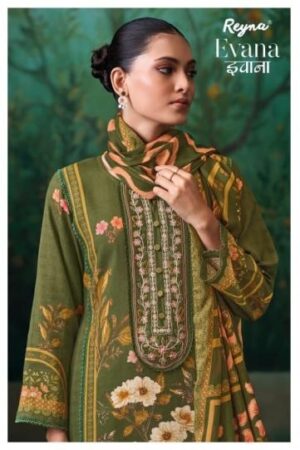 reyna evana series 10519-10522 pure linen digital print pakistani suit Rehmat Boutique
