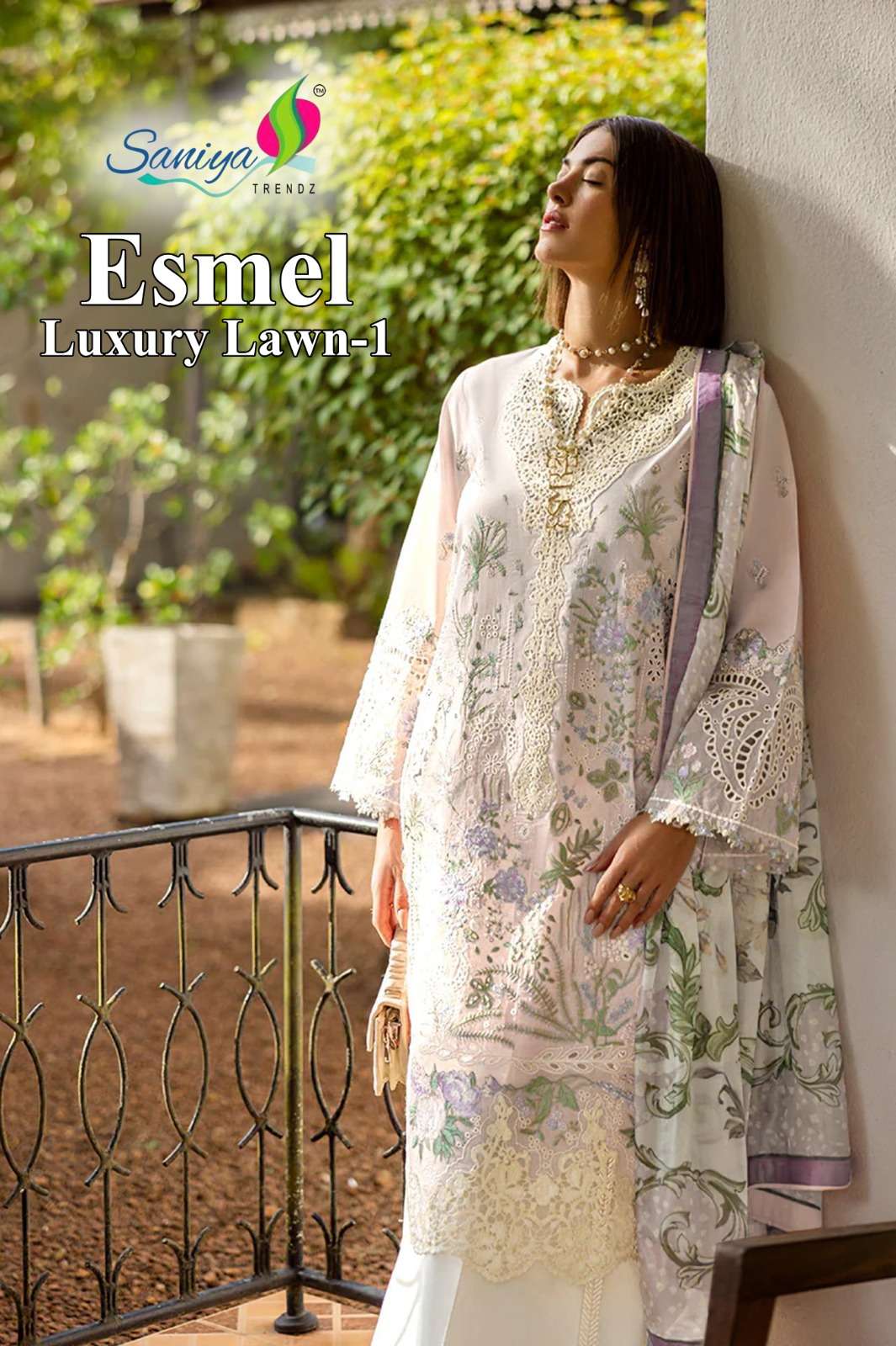 saniya trendz esmel luxury lawn vol 1 cotton wholesale suit Rehmat Boutique saniya trendz esmel luxury lawn vol 1 cotton wholesale suit saniya trendz esmel luxury lawn vol 1 cotton wholesale suit Rehmat Boutique