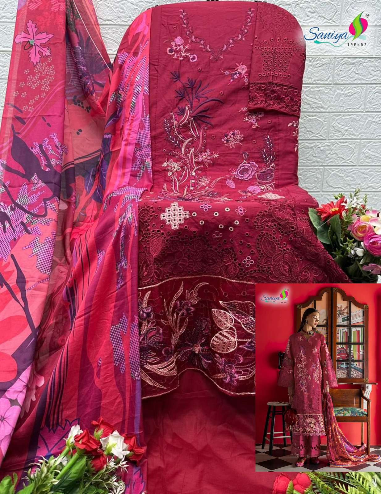 saniya trendz esmel luxury lawn vol 1 cotton wholesale suit Rehmat Boutique saniya trendz esmel luxury lawn vol 1 cotton wholesale suit saniya trendz esmel luxury lawn vol 1 cotton wholesale suit Rehmat Boutique