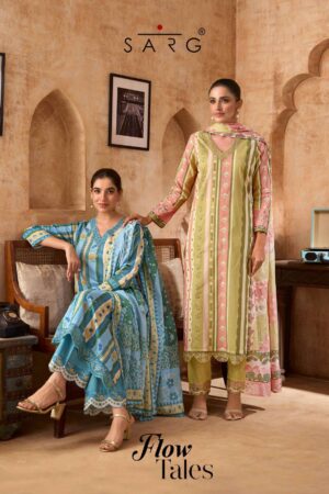 sarg sahiba flow tales lawn cotton digital print with handwork wholesale suit Rehmat Boutique