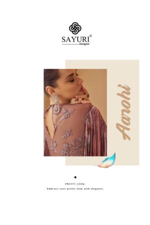 Home Rehmat Boutique Buy Ethnic Suits Online for Weddings SAYURI DESIGNER AAROHI PREMIUM REAL CHINON SILK wholesale suit Rehmat Boutique