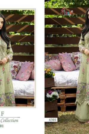 Home Rehmat Boutique Buy Ethnic Suits Online for Weddings shree fabs elaf luxury lawn collection vol 1 series 4301-4308 pure cotton wholesale suit Rehmat Boutique