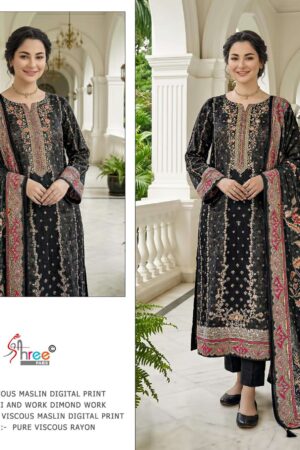 Home Rehmat Boutique Buy Ethnic Suits Online for Weddings shree fabs kt 343 viscose muslin wholesale suit in surat Rehmat Boutique