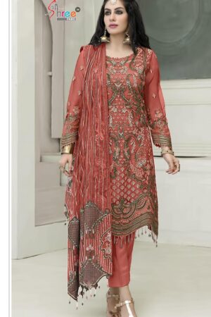 shree fabs sf 5533 chiffon Heavy embroidery wholesale suit in surat Rehmat Boutique