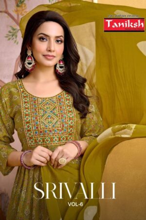 taniksh srivalli vol 6 series 6001-6008 capsule readymade suit in surat Rehmat Boutique