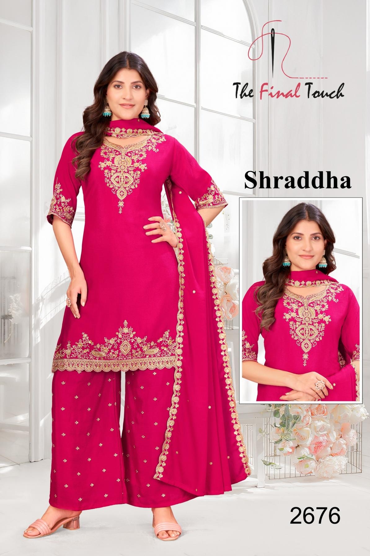 the final touch shraddha series 2674-2677 Chinon wholesale readymade suit Rehmat Boutique the final touch shraddha series 2674-2677 Chinon wholesale readymade suit the final touch shraddha series 2674-2677 Chinon wholesale readymade suit Rehmat Boutique
