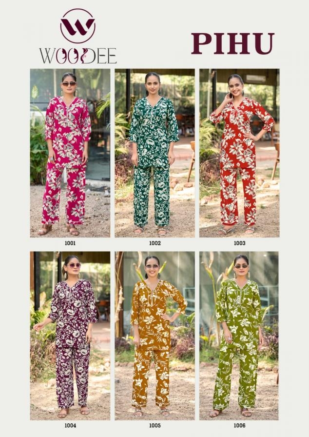woodee pihu series 1001-1006 rayon readymade co-ord set Rehmat Boutique woodee pihu series 1001-1006 rayon readymade co-ord set woodee pihu series 1001-1006 rayon readymade co-ord set Rehmat Boutique