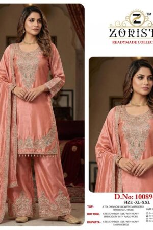 zorista 10089 chinon silk readymade pakistani suti in surat